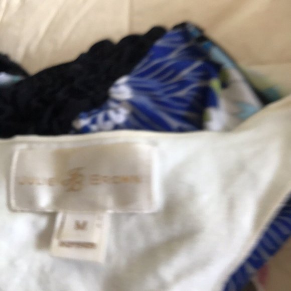 Julie Brown Ivory Pink Stretch Sequin Top T Shirt Racer Back - Picture 6 of 6